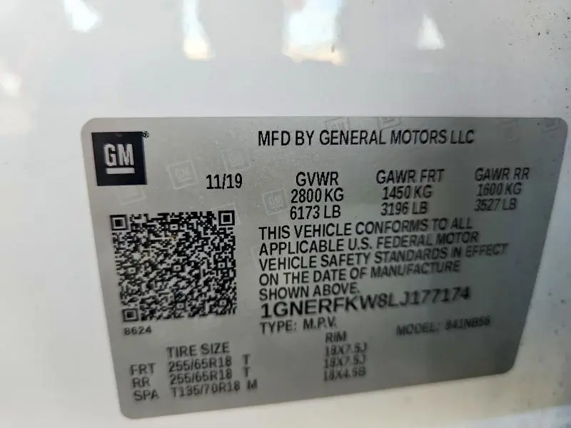 2020 CHEVROLET TRAVERSE LS  