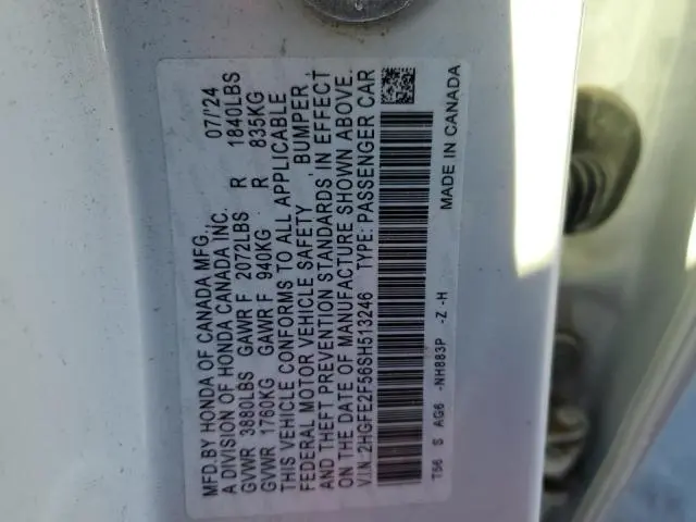 2025 HONDA CIVIC SPORT  