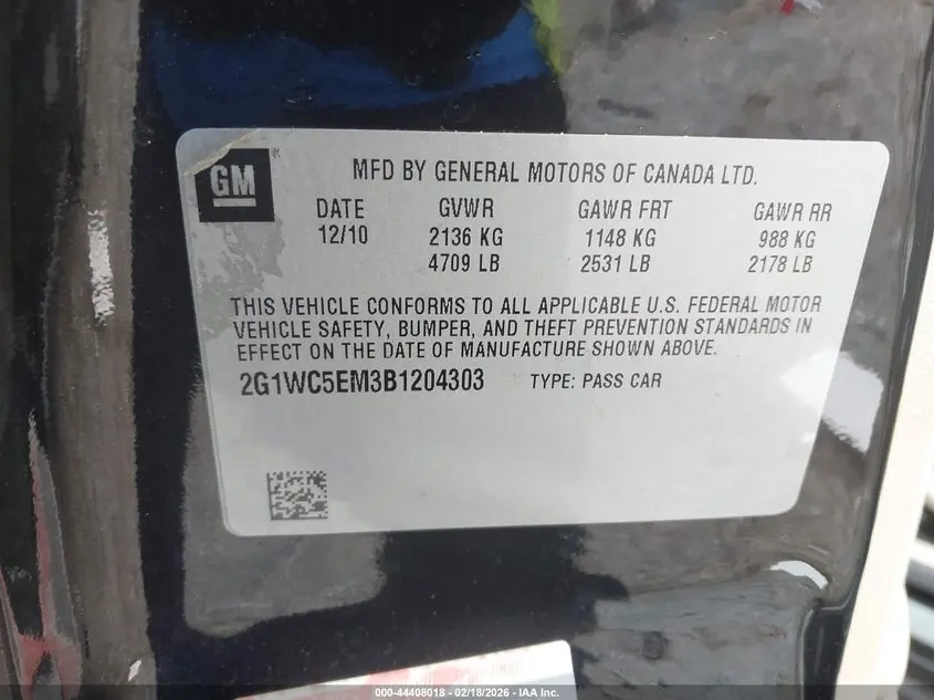 2011 CHEVROLET IMPALA LTZ