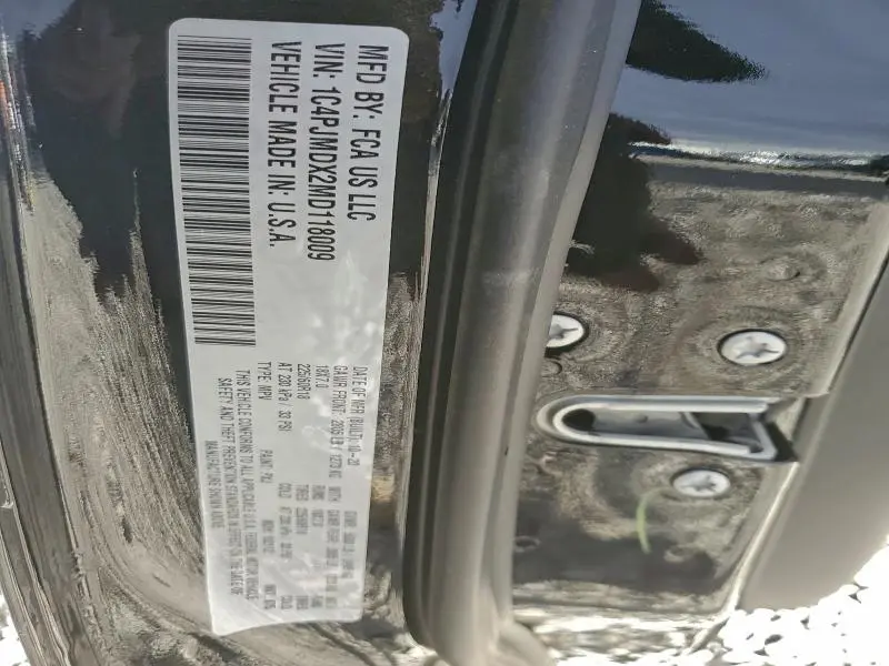 2021 JEEP CHEROKEE LIMITED  