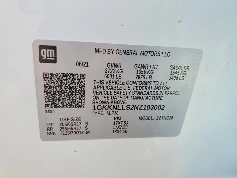 2022 GMC ACADIA AT4  