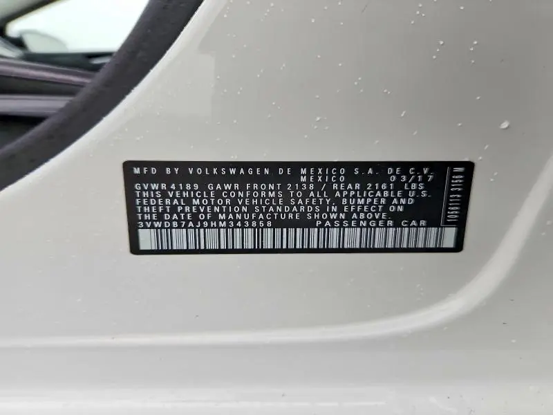2017 VOLKSWAGEN JETTA SE  