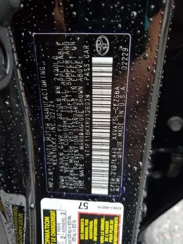 2024 TOYOTA CAMRY XLE  