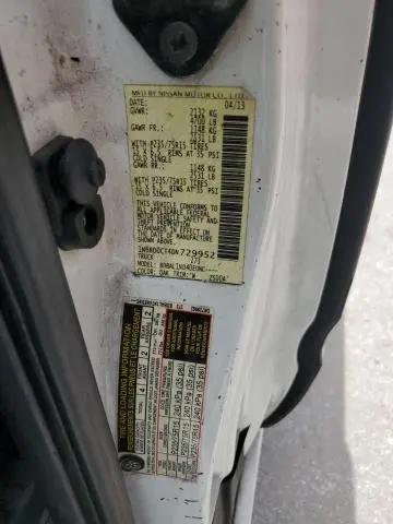 2013 NISSAN FRONTIER S  
