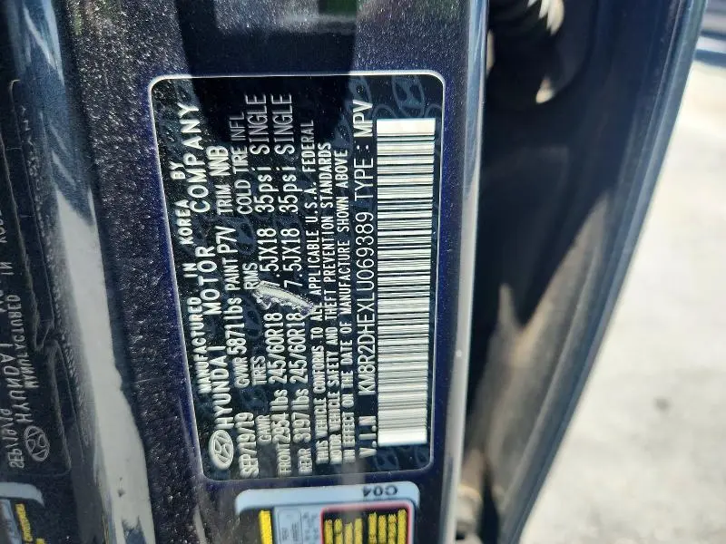 2020 HYUNDAI PALISADE SEL  