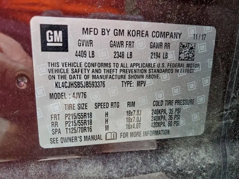 2018 BUICK ENCORE PREMIUM  