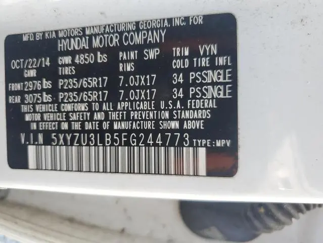 2015 HYUNDAI SANTA FE SPORT   