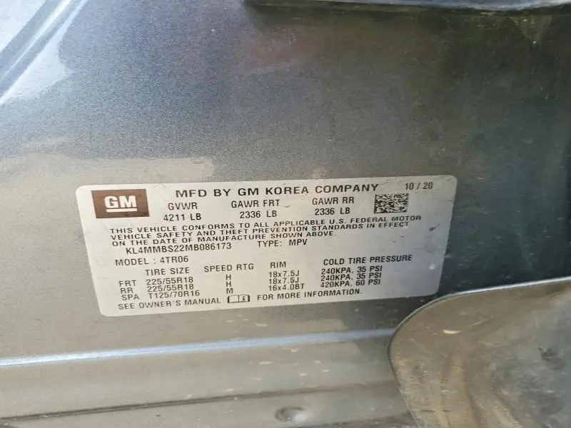 2021 BUICK ENCORE GX PREFERRED  