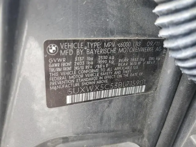 2011 BMW X3 XDRIVE28I  