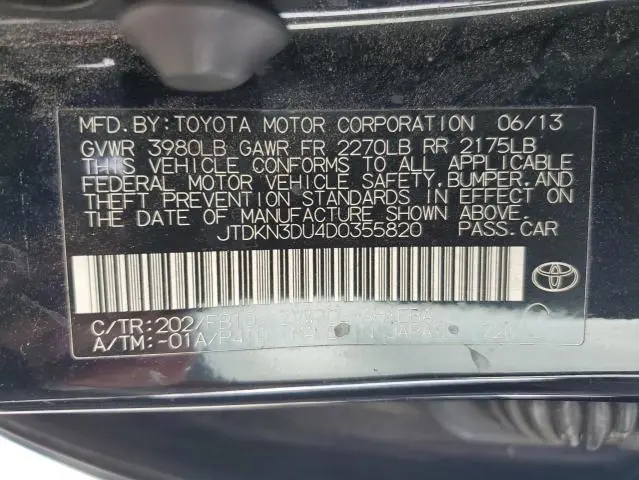 2013 TOYOTA PRIUS   