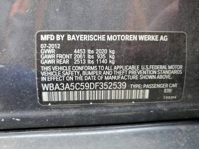 2013 BMW 328 I