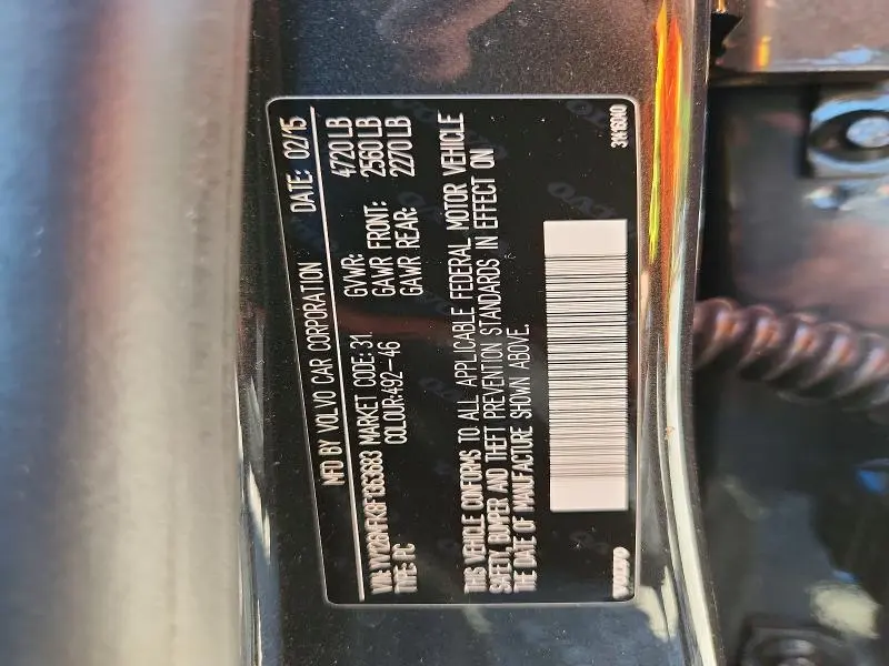 2015 VOLVO S60 PREMIER  