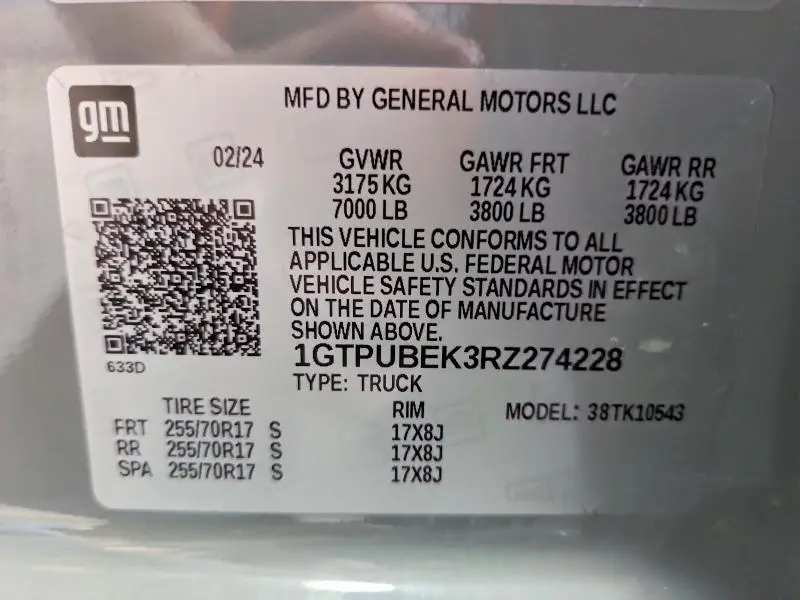 2024 GMC SIERRA K1500 SLE  