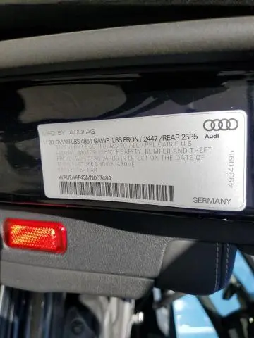 2021 AUDI A4 PREMIUM PLUS 45  