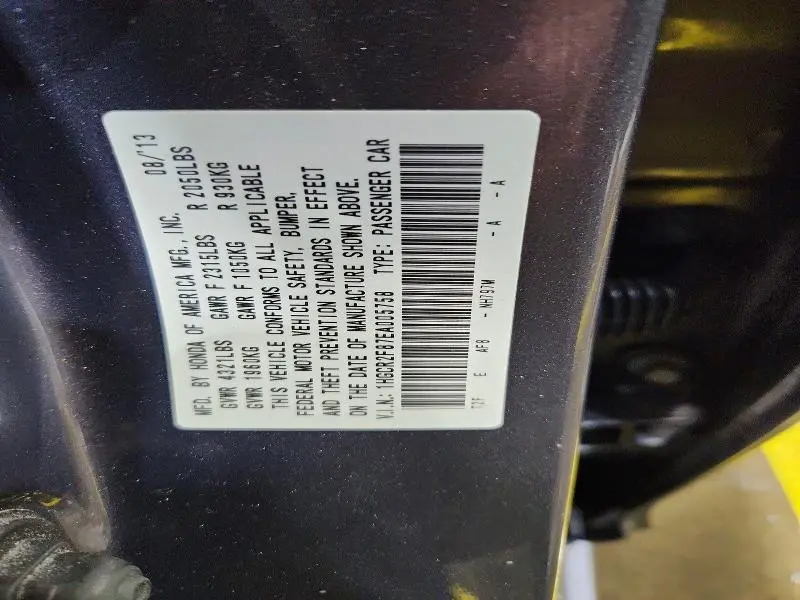 2014 HONDA ACCORD EXL  