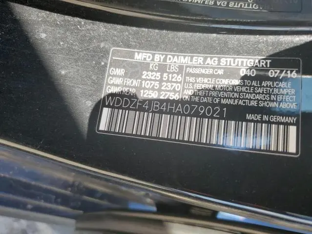 2017 MERCEDES-BENZ E 300  