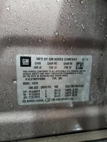 2015 BUICK ENCORE CONVENIENCE  