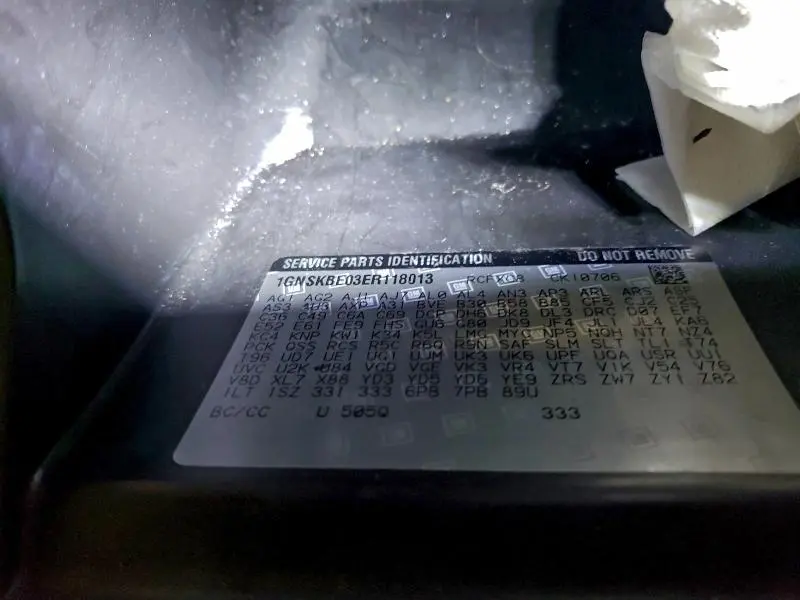 2014 CHEVROLET TAHOE K1500 LT  