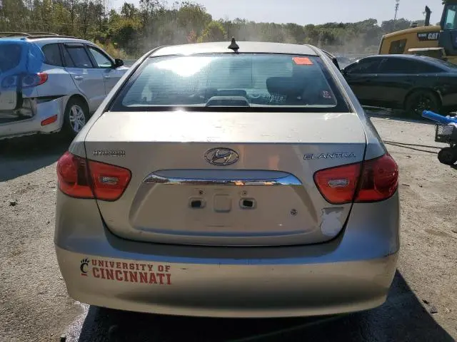 2010 HYUNDAI ELANTRA BLUE  