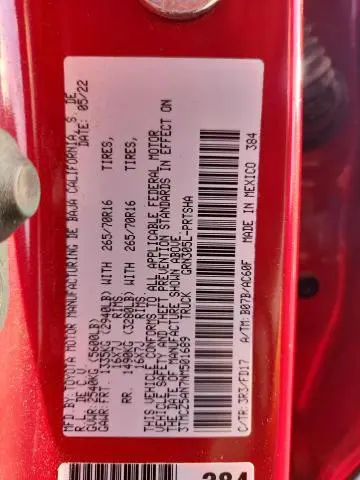 2022 TOYOTA TACOMA DOUBLE CAB  