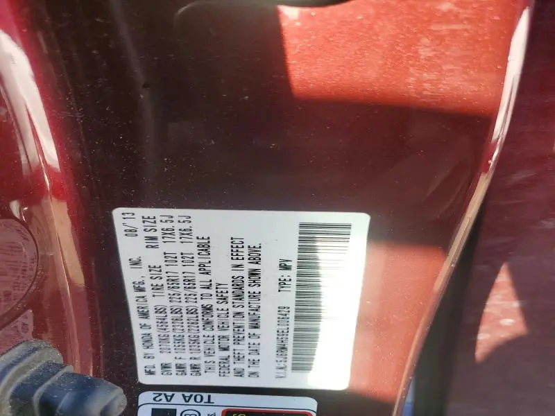 2014 HONDA CR-V   