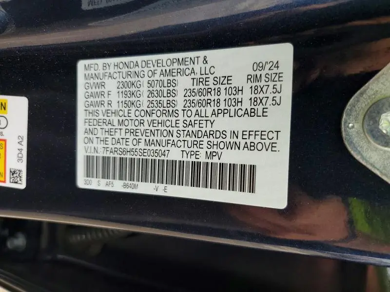 2025 HONDA CR-V SPORT  