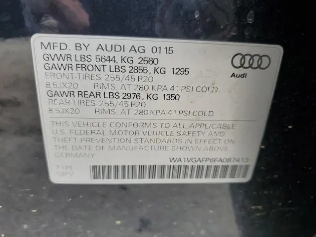 2015 AUDI SQ5 PRESTIGE  