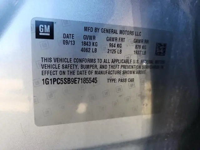 2014 CHEVROLET CRUZE LT  