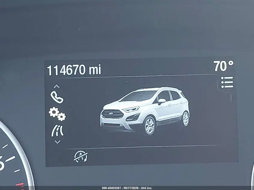 2018 FORD ECOSPORT TITANIUM