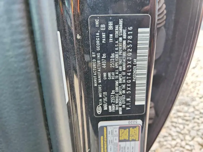 2018 KIA OPTIMA LX  