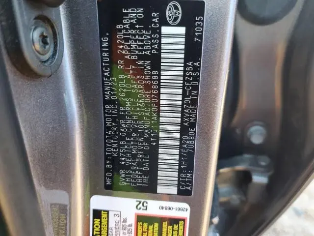 2023 TOYOTA CAMRY SE NIGHT SHADE  