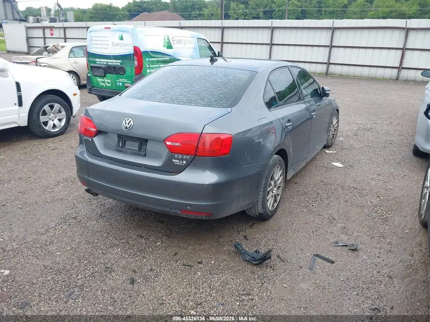 2012 VOLKSWAGEN JETTA 2.5L SE