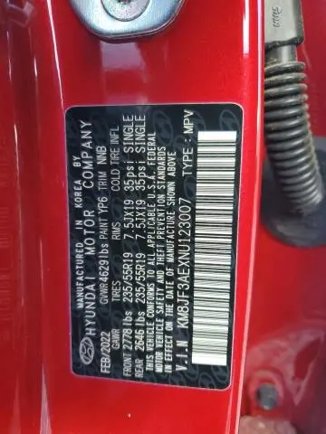 2022 HYUNDAI TUCSON N LINE  