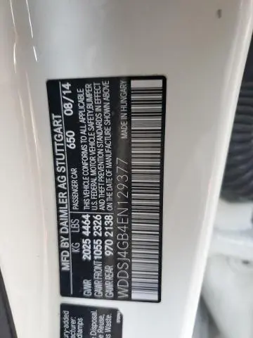 2014 MERCEDES-BENZ CLA 250 4MATIC  