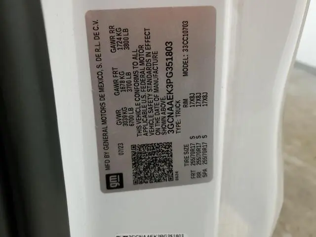 2023 CHEVROLET SILVERADO C1500  