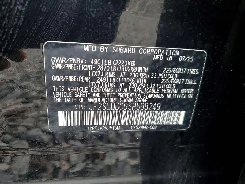 2025 SUBARU FORESTER PREMIUM  