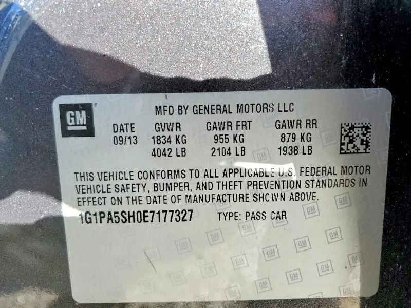 2014 CHEVROLET CRUZE LS  