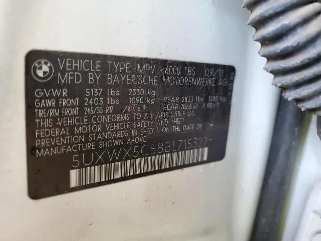 2011 BMW X3 XDRIVE28I  