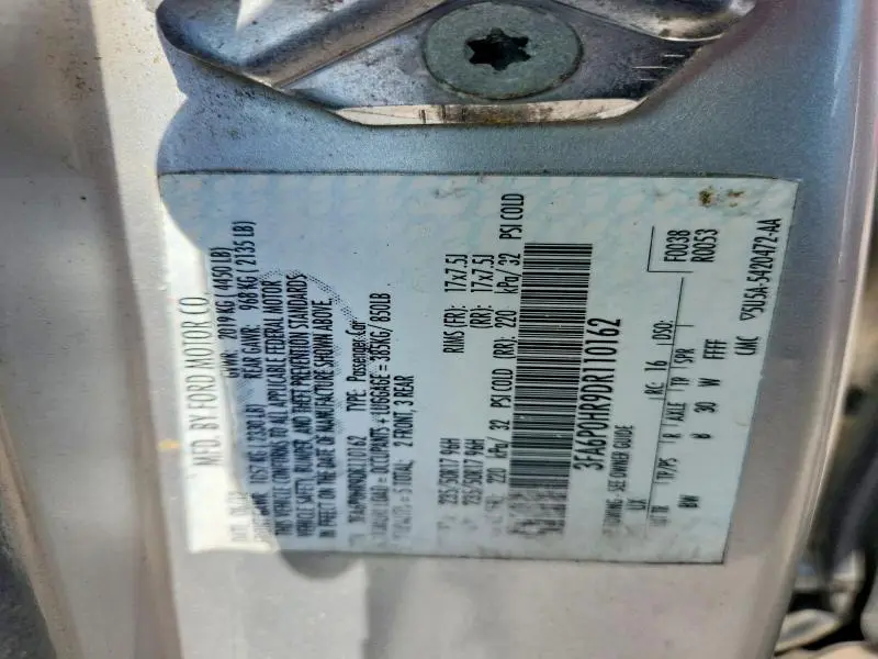 2013 FORD FUSION SE  