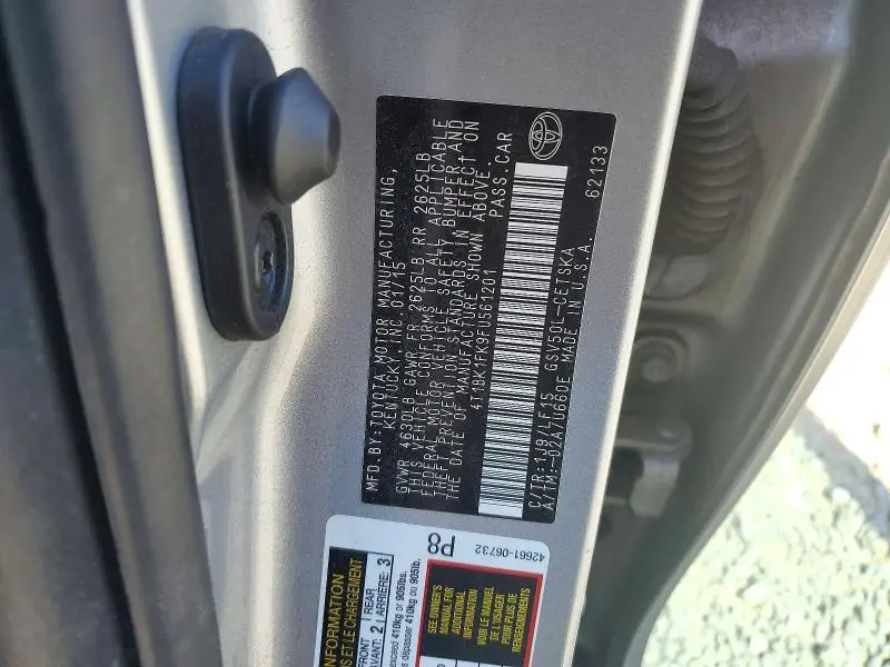 2015 TOYOTA CAMRY XSE V6  