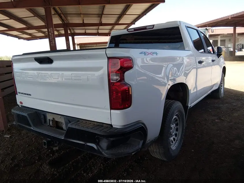2024 CHEVROLET SILVERADO 1500 4WD  SHORT BED WT