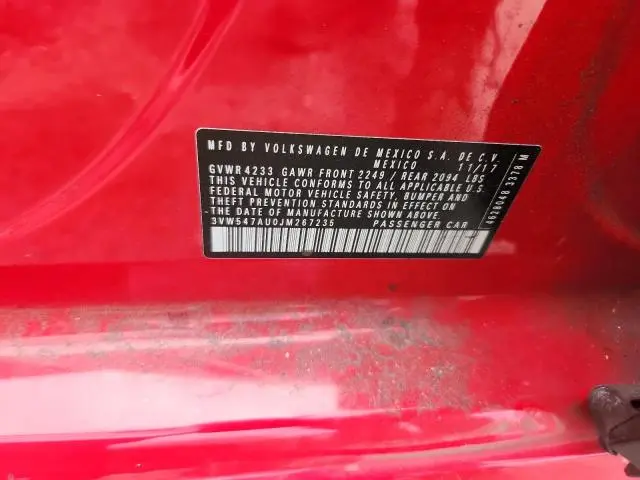 2018 VOLKSWAGEN GTI S