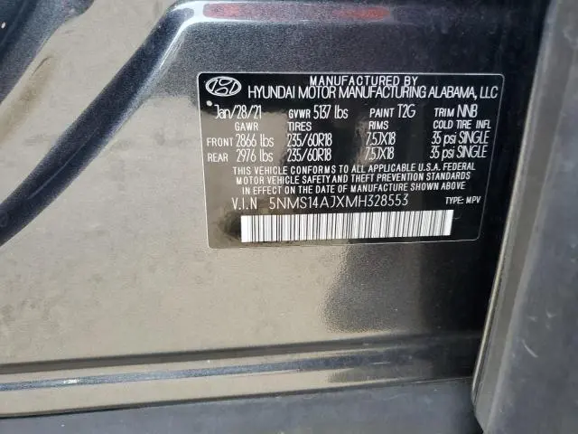 2021 HYUNDAI SANTA FE SE  