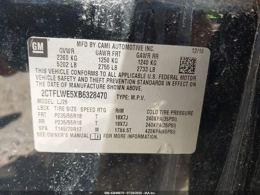 2011 GMC TERRAIN SLT-2