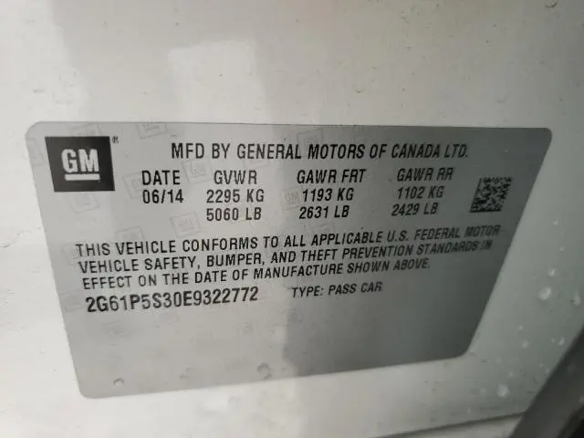 2014 CADILLAC XTS PREMIUM COLLECTION  