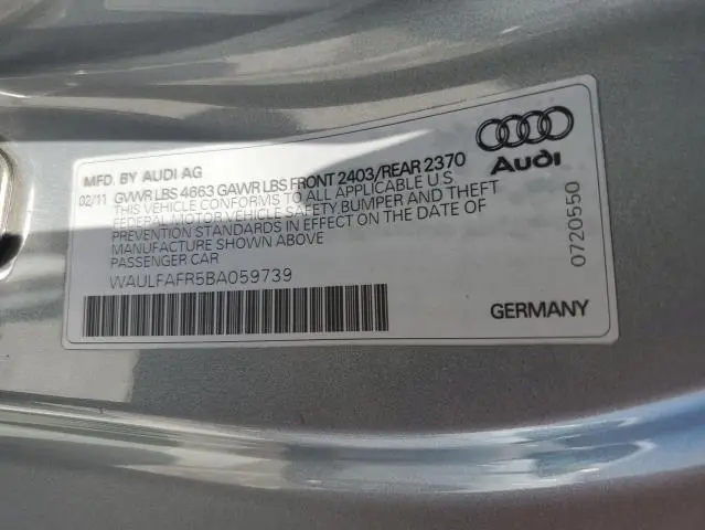 2011 AUDI A5 PREMIUM PLUS  