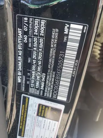 2019 MERCEDES-BENZ GLC 43 4MATIC AMG  