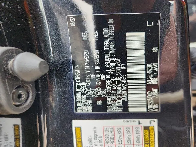 2022 LEXUS RX 350 L  