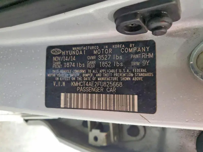 2015 HYUNDAI ACCENT GLS  