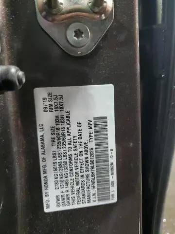 2020 HONDA ODYSSEY EXL  